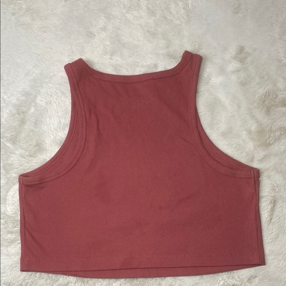 Wild Fable Pink Crop Tank Top Fitted - Picture 3 of 5